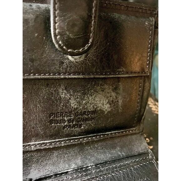 Vintage Pierre Cardin leather wallet in black - Picture 8 of 11